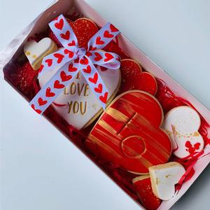 Box of Hearts Cookies