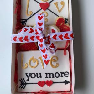 Love You More Cookie Box